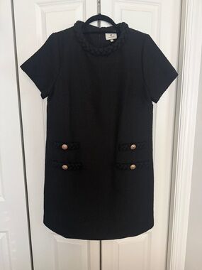 Tuckernuck Black Tweed Jackie Dress